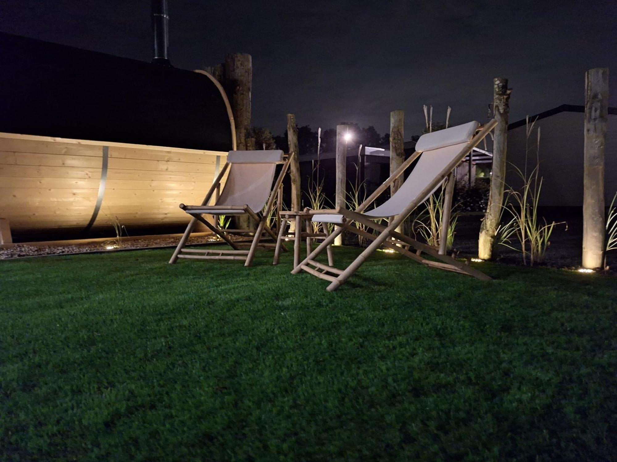 'Relax Lodge Sea' - Wellness Lodge In Zeeland - Private Sauna - Airco - Garden - Outdoor Swimming Pool - Free Wifi, Towels & Bed Linen Heinkenszand Eksteriør bilde
