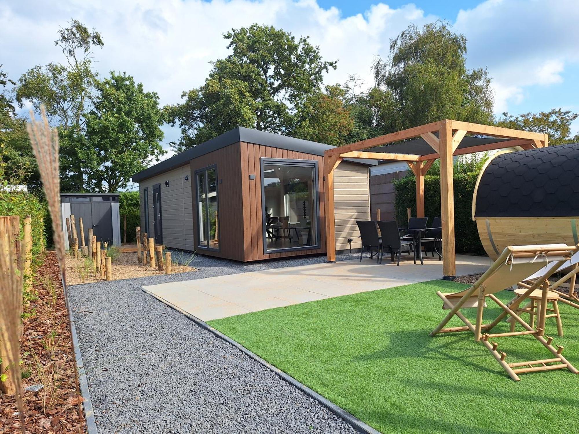 'Relax Lodge Sea' - Wellness Lodge In Zeeland - Private Sauna - Airco - Garden - Outdoor Swimming Pool - Free Wifi, Towels & Bed Linen Heinkenszand Eksteriør bilde